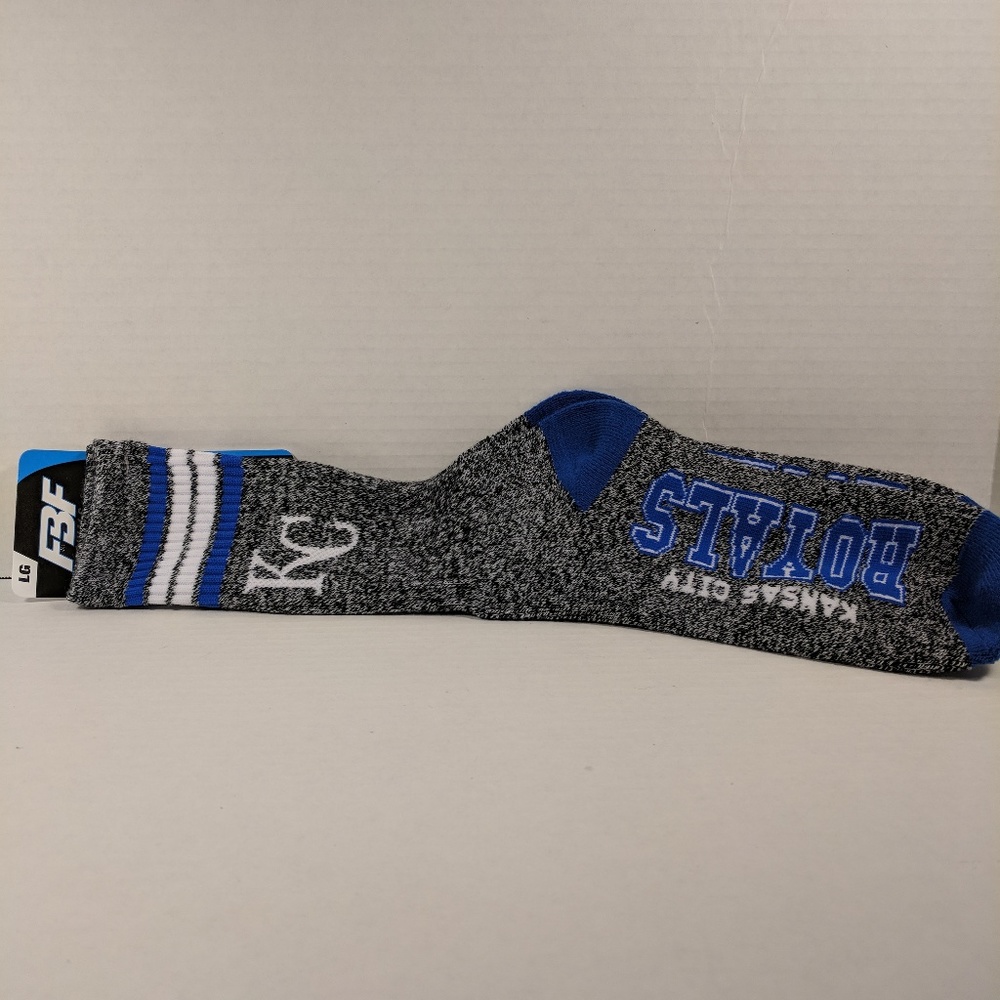 Kansas City Royals Crew Socks Got Marbled Gray!